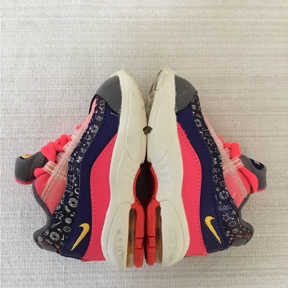 Nike Toddler Air Max 95 Doodles Sneakers Shoes Size 4C Pink CI9938-500 - Picture 7 of 8